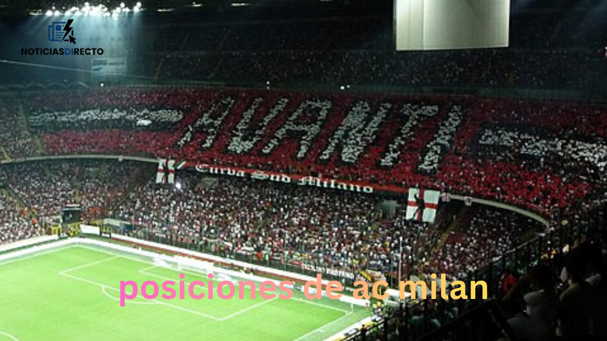 Posiciones de AC Milan: guía para entender cada cruce