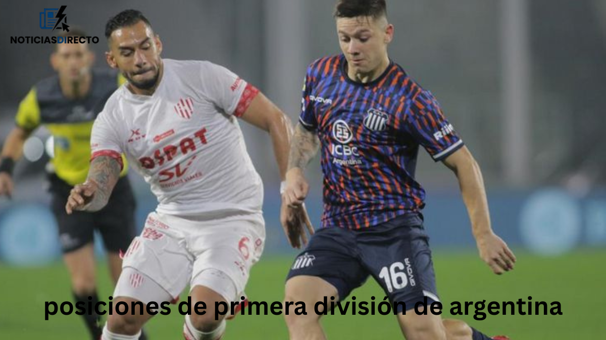 posiciones de primera división de argentina